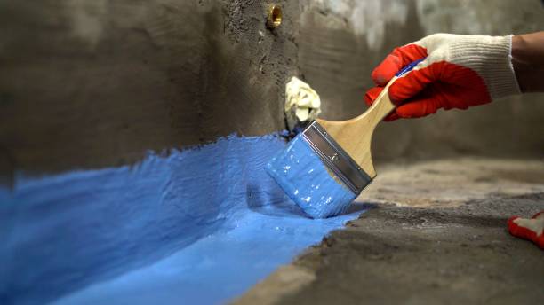 Crawl space vapor barrier installation in Hemlock, IN